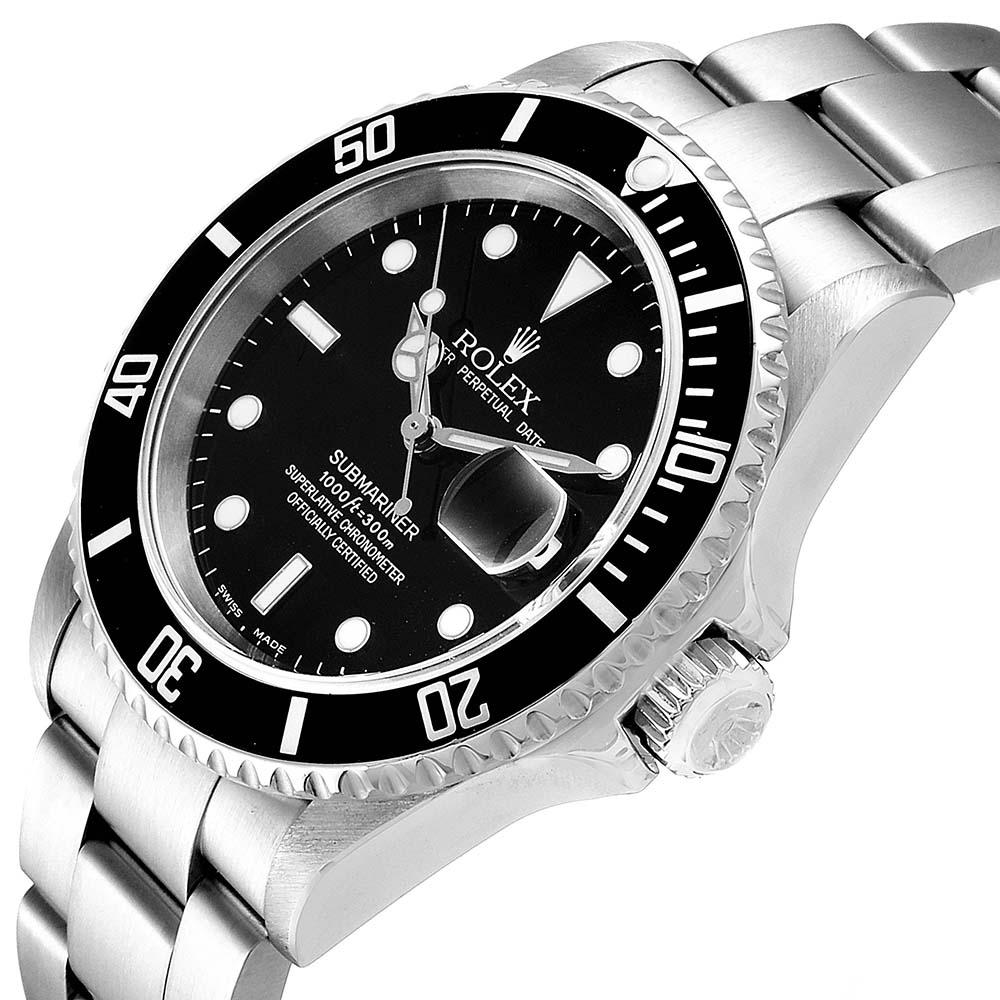 

Rolex Black Stainless Steel Submariner