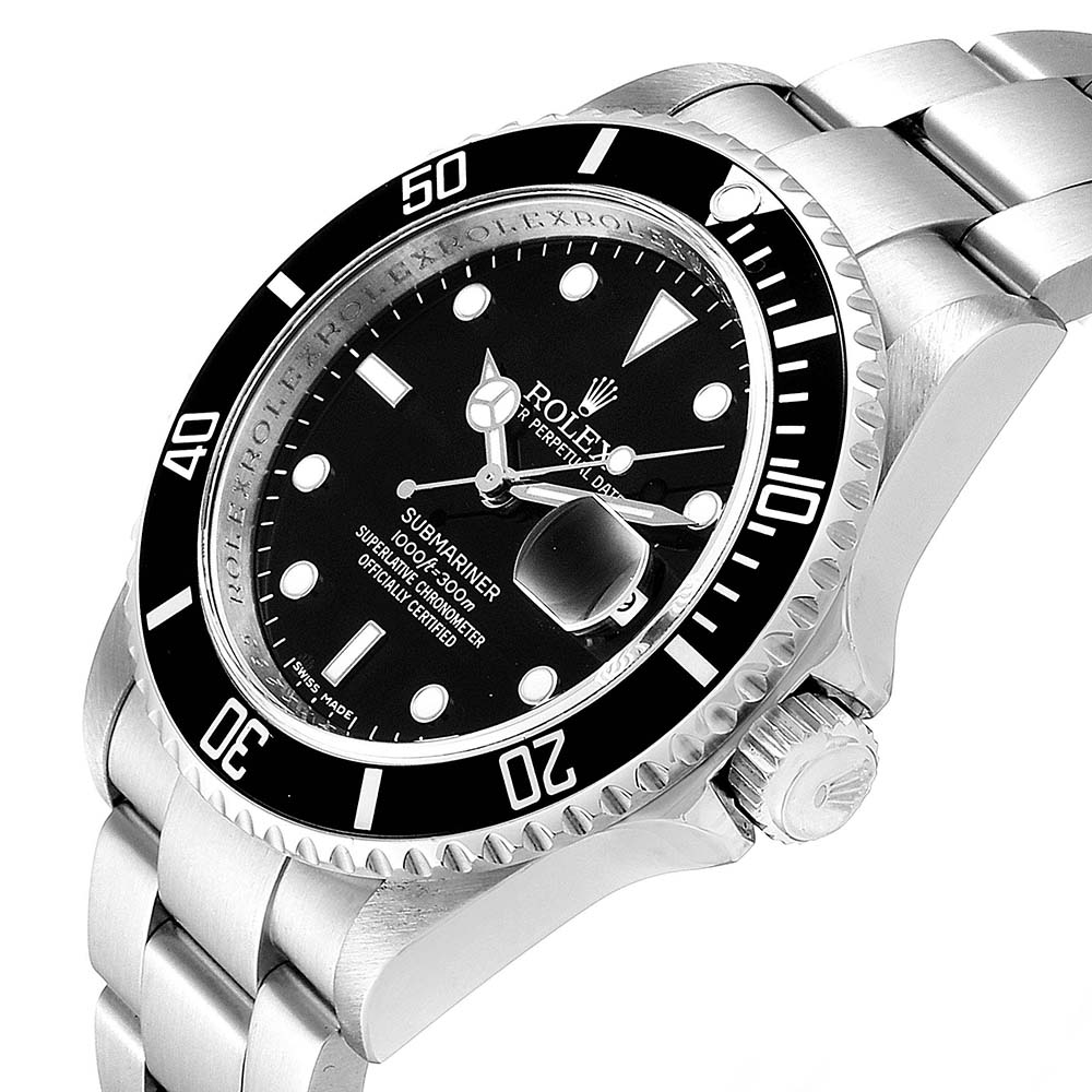 

Rolex Black Stainless Steel Submariner