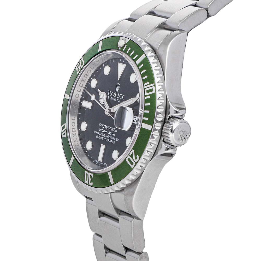 

Rolex Black Stainless Steel Submariner Date "Kermit