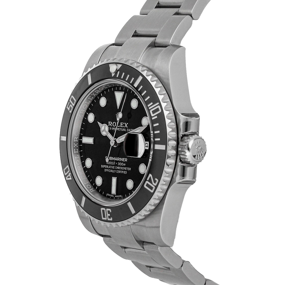 

Rolex Black Stainless Steel Submariner Date