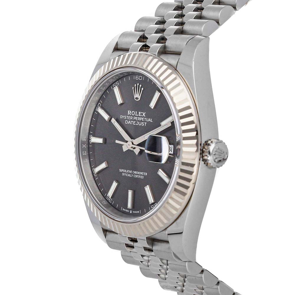

Rolex Gray Stainless Steel Datejust, Grey