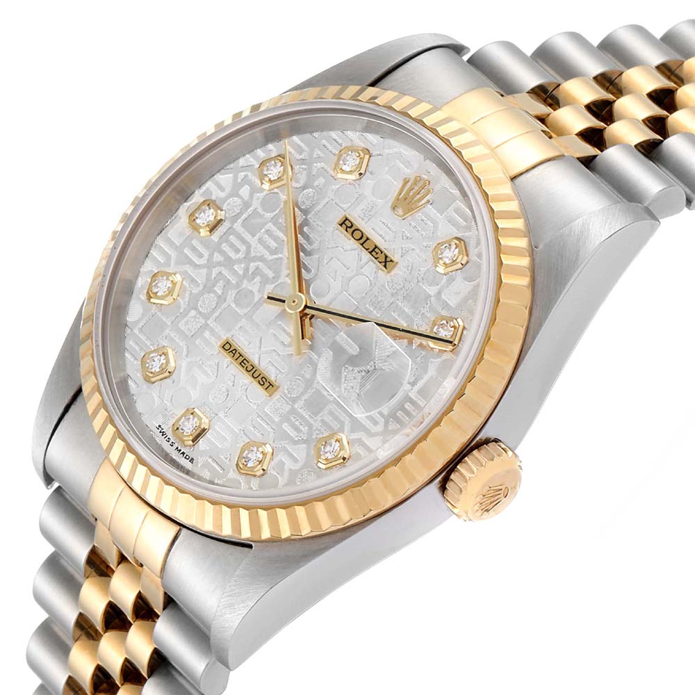 

Rolex Silver Diamonds