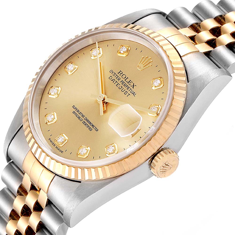 

Rolex Champagne Diamonds, Gold