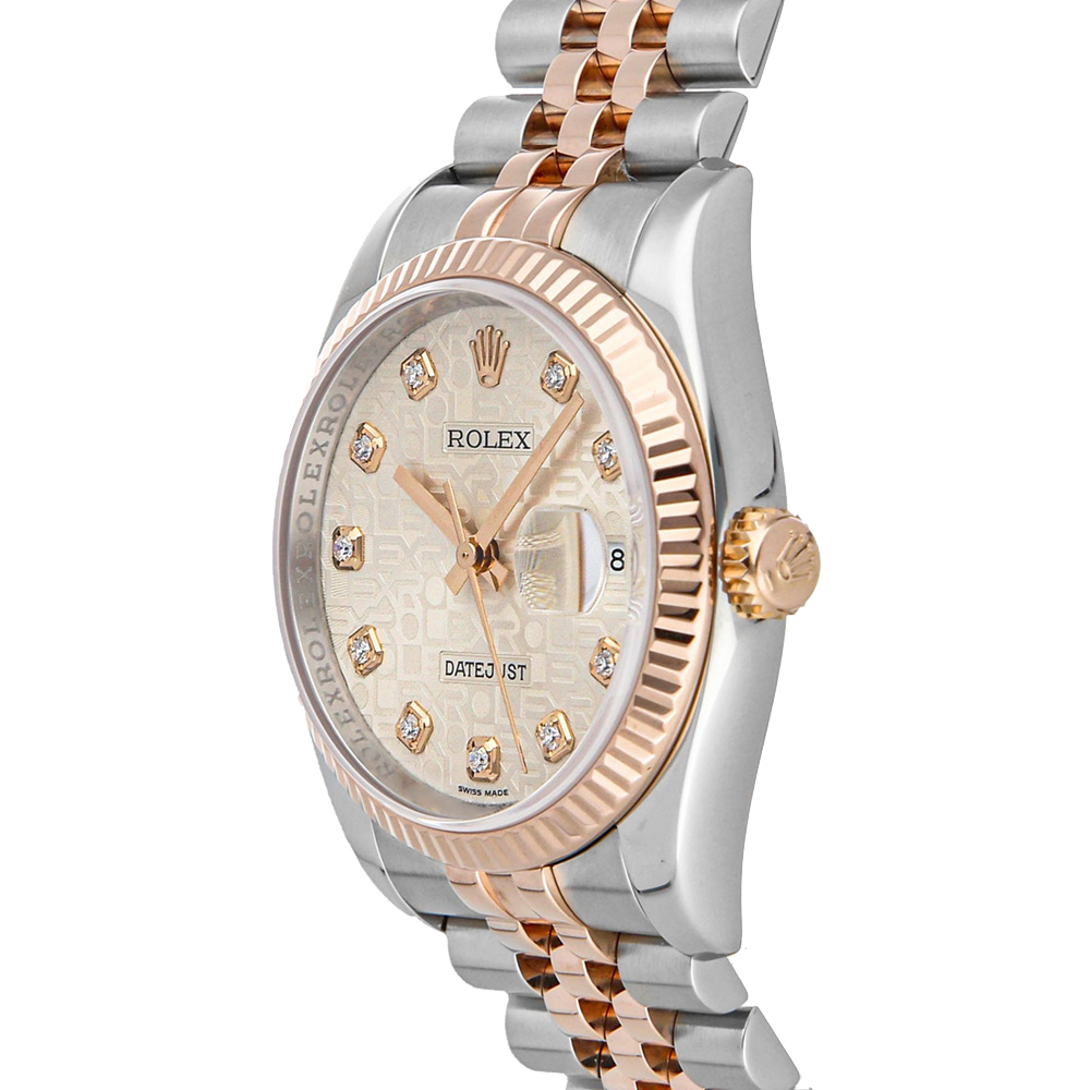 

Rolex Silver Diamonds