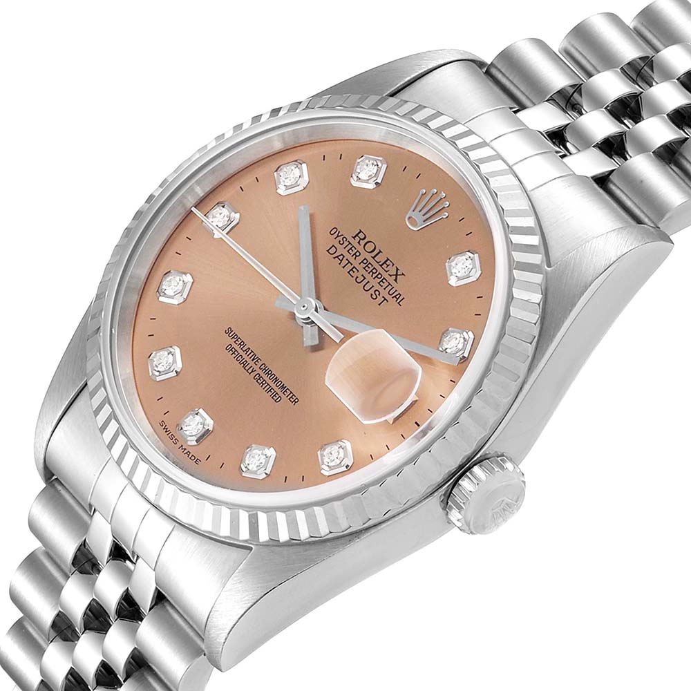 

Rolex Salmon Diamonds, Pink