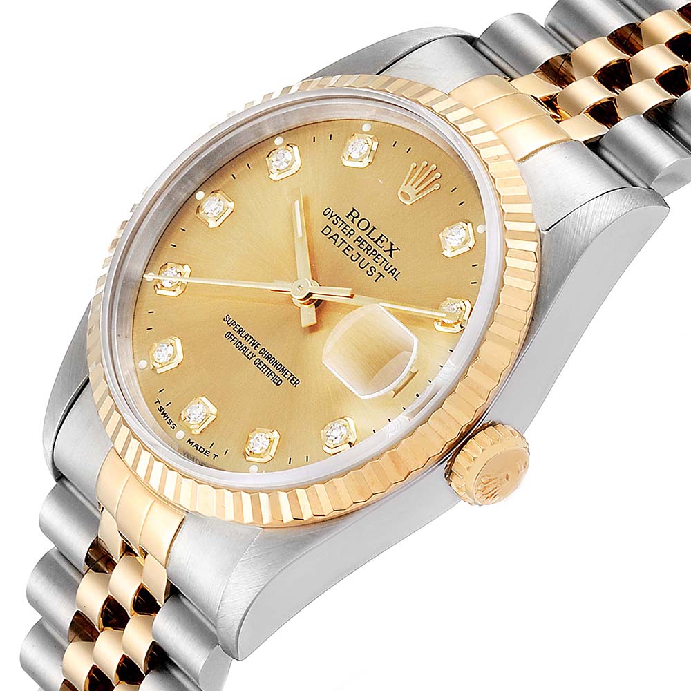 Rolex Champagne Diamonds, Gold