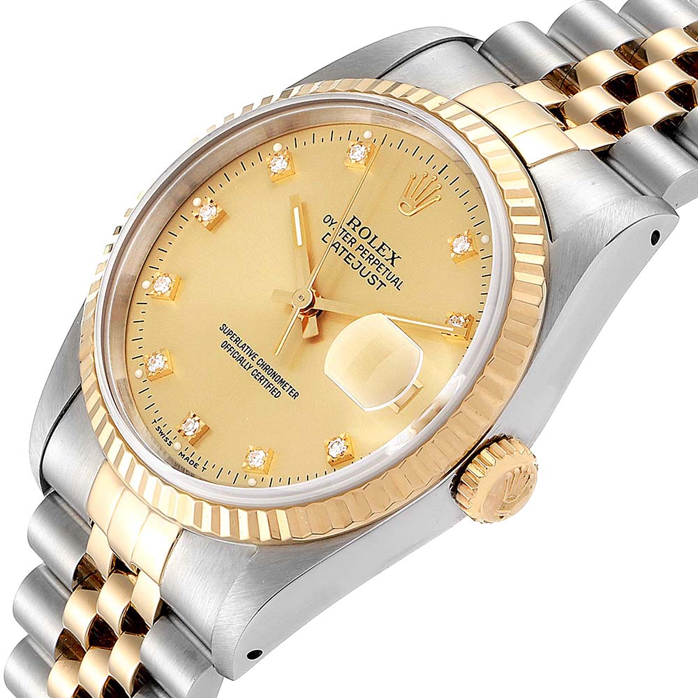 

Rolex Champagne Diamonds, Gold