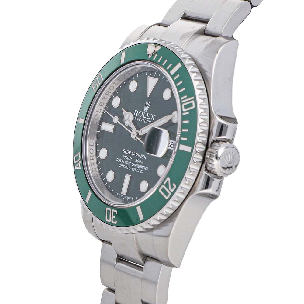 

Rolex Green Stainless Steel Submariner Date "Hulk