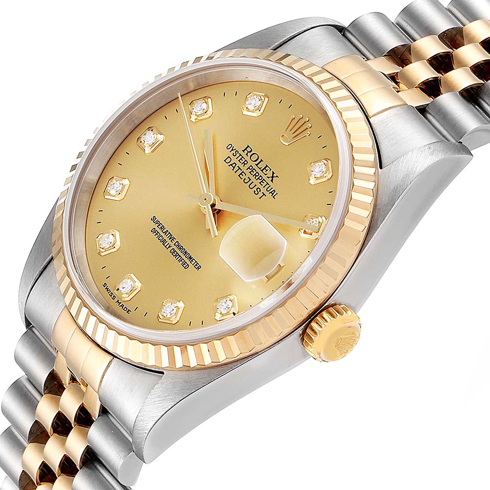 

Rolex Champagne Diamonds, Gold