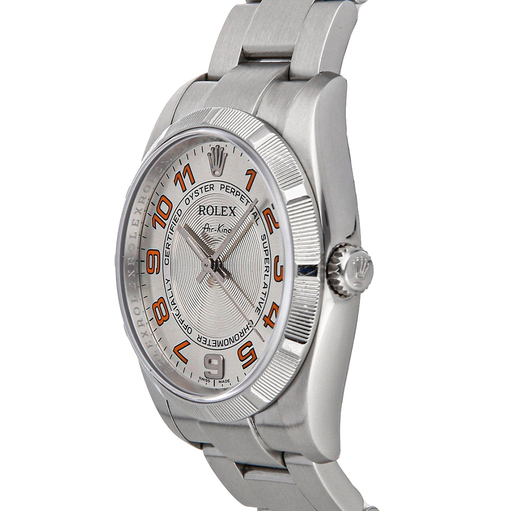

Rolex Silver Stainless Steel Air-King