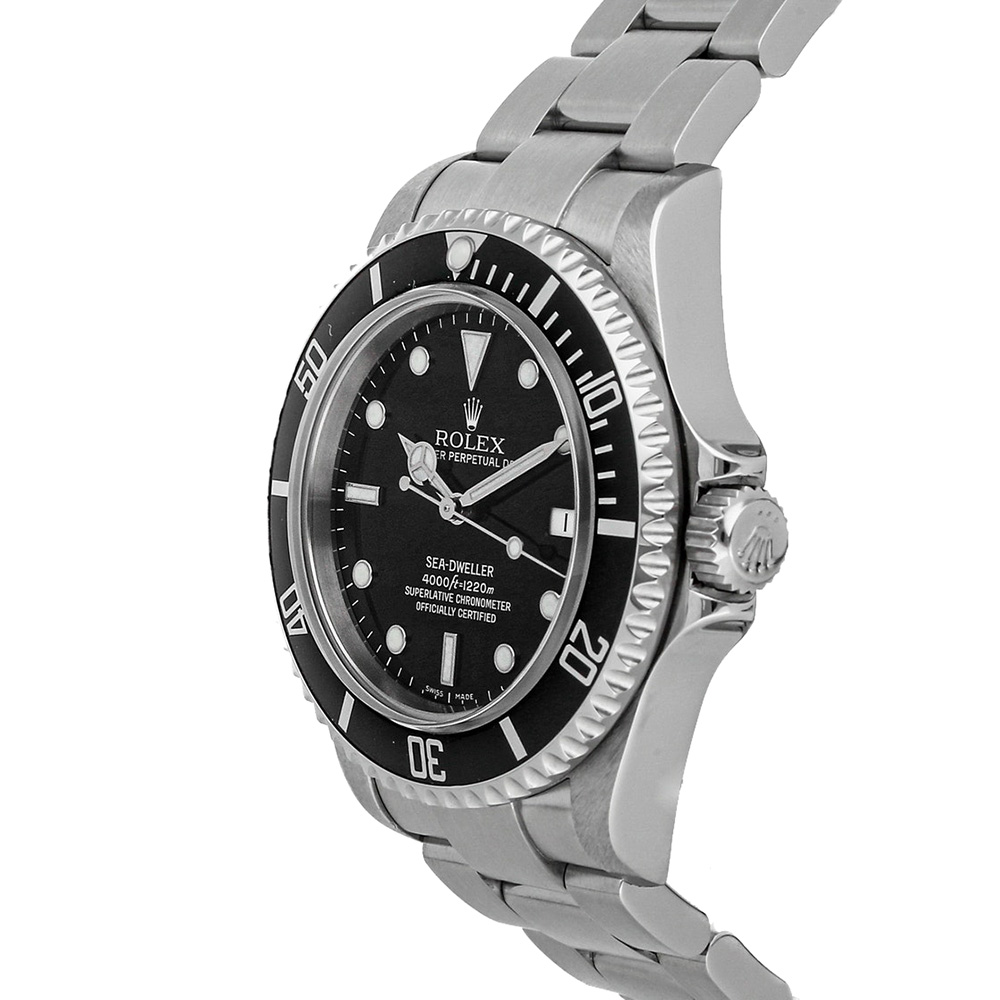 

Rolex Black Stainless Steel Sea-Dweller