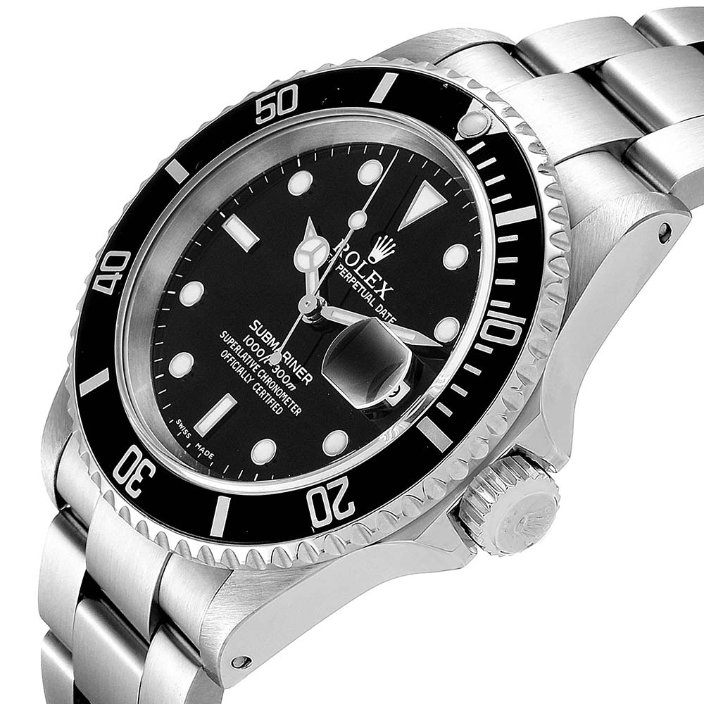 

Rolex Black Stainless Steel Submariner