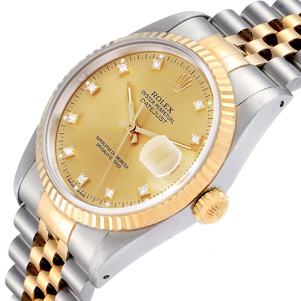 

Rolex Champagne Diamonds, Gold