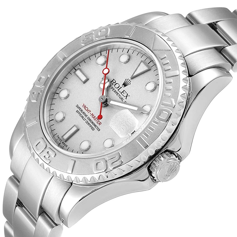 

Rolex Silver Platinum Yachtmaster