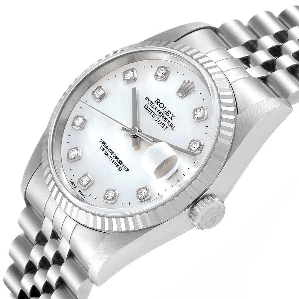 

Rolex MOP Diamonds, White