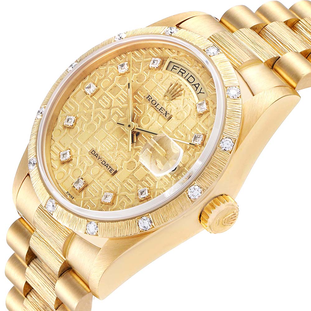 

Rolex Champagne Diamonds, Gold