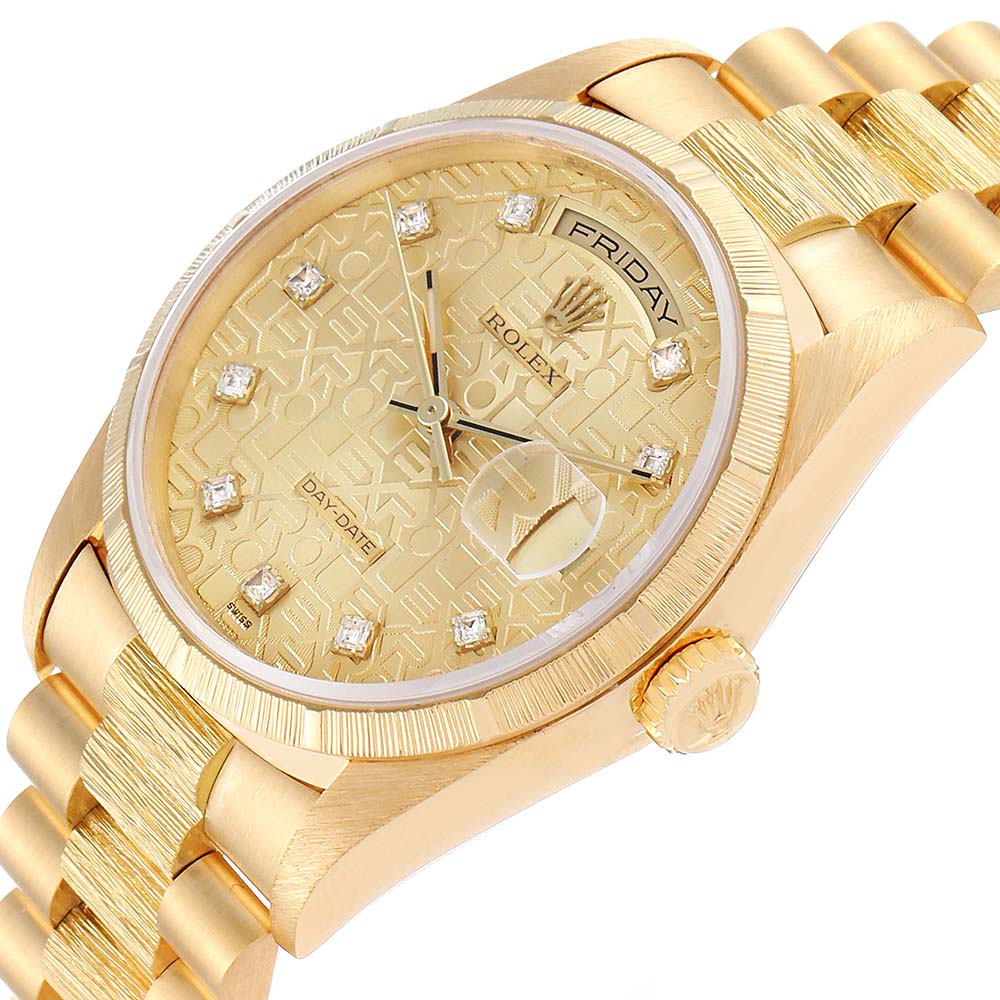 

Rolex Champagne Diamonds, Gold