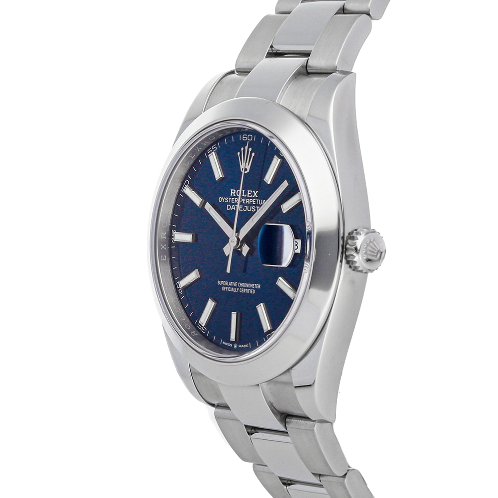 

Rolex Blue Stainless Steel Datejust