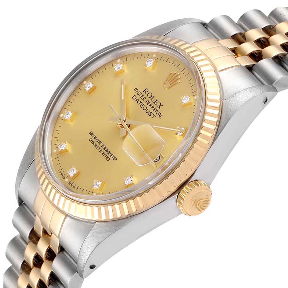 

Rolex Champagne Diamonds, Gold