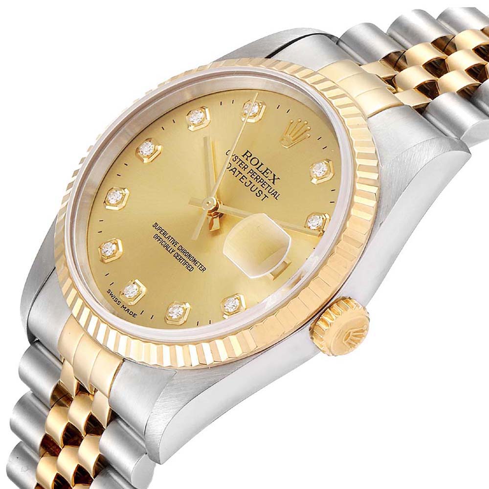

Rolex Champagne Diamonds, Gold