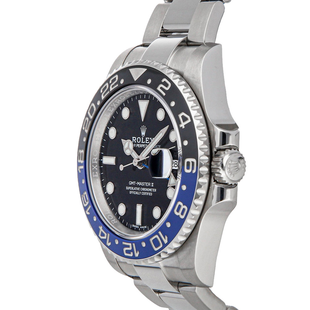 

Rolex Black Stainless Steel GMT-Master II "Batman