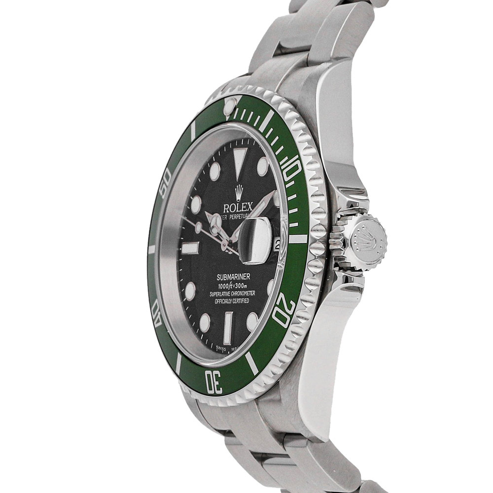 

Rolex Black Stainless Steel Submariner Date "Kermit