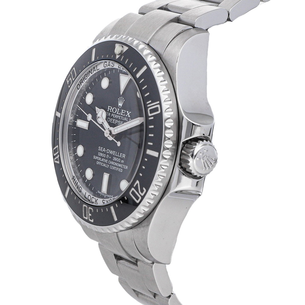 

Rolex Black Stainless Steel Sea-Dweller Deepsea