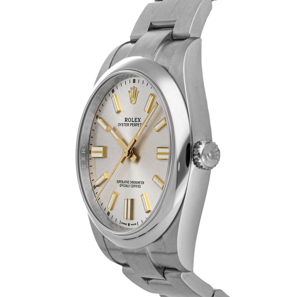 

Rolex Silver Stainless Steel Oyster Perpetual