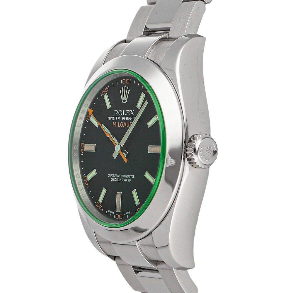 

Rolex Green Stainless Steel Milgauss