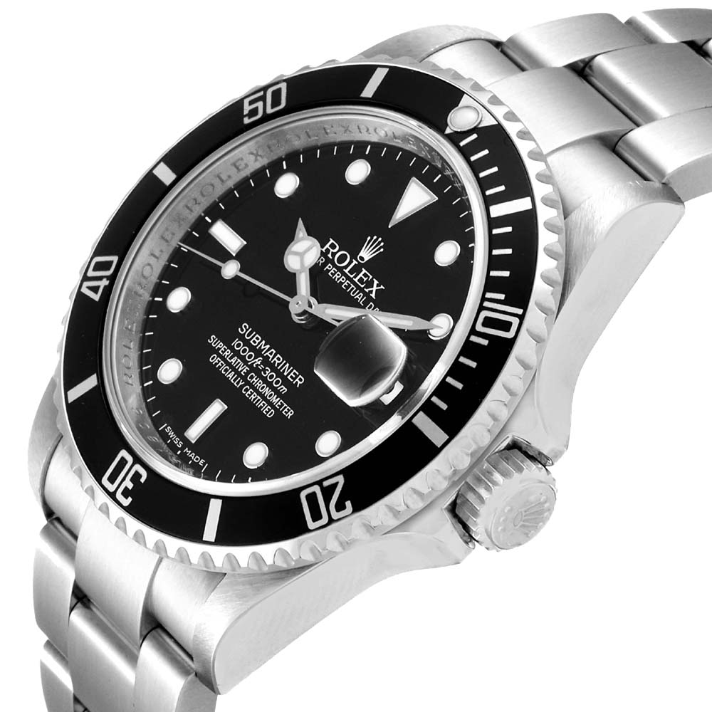 

Rolex Black Stainless Steel Submariner