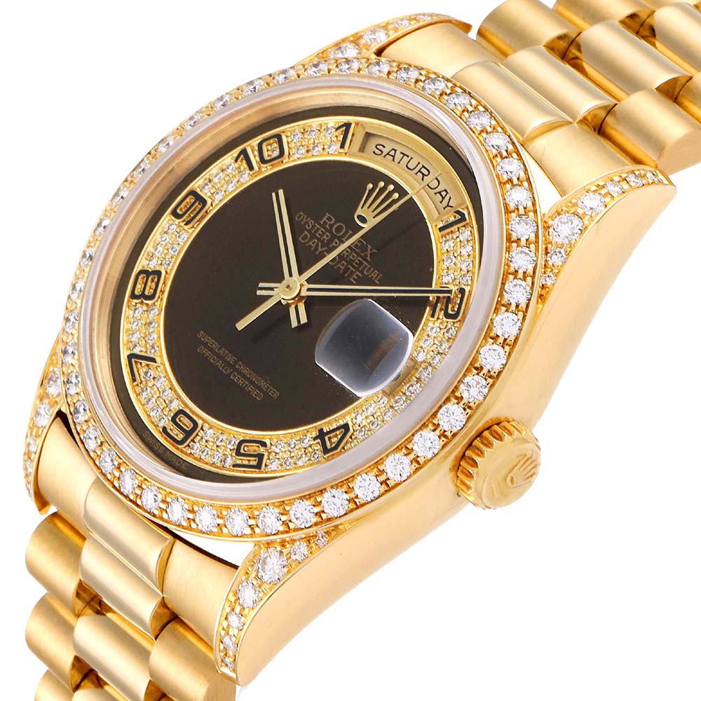 

Rolex Bronze Myriad Diamonds, Brown