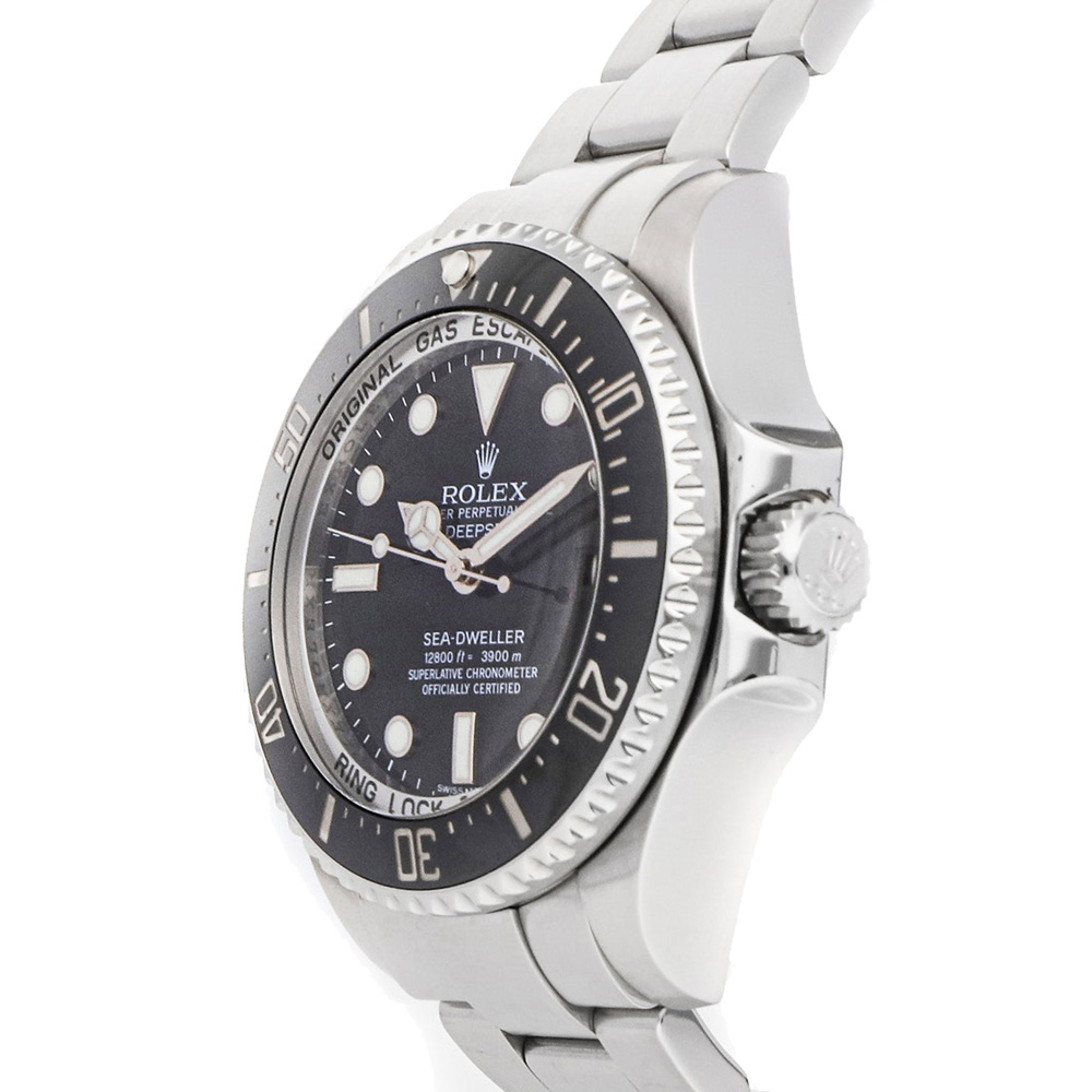 

Rolex Black Stainless Steel Sea-Dweller