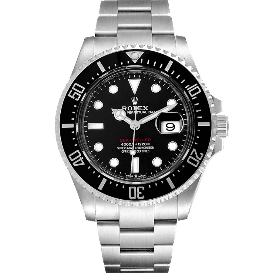

Rolex Black Stainless Steel Sea-dweller 126600 Men's Wristwatch 43 MM