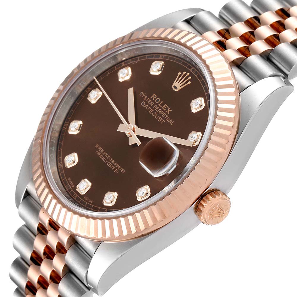 

Rolex Brown Diamonds