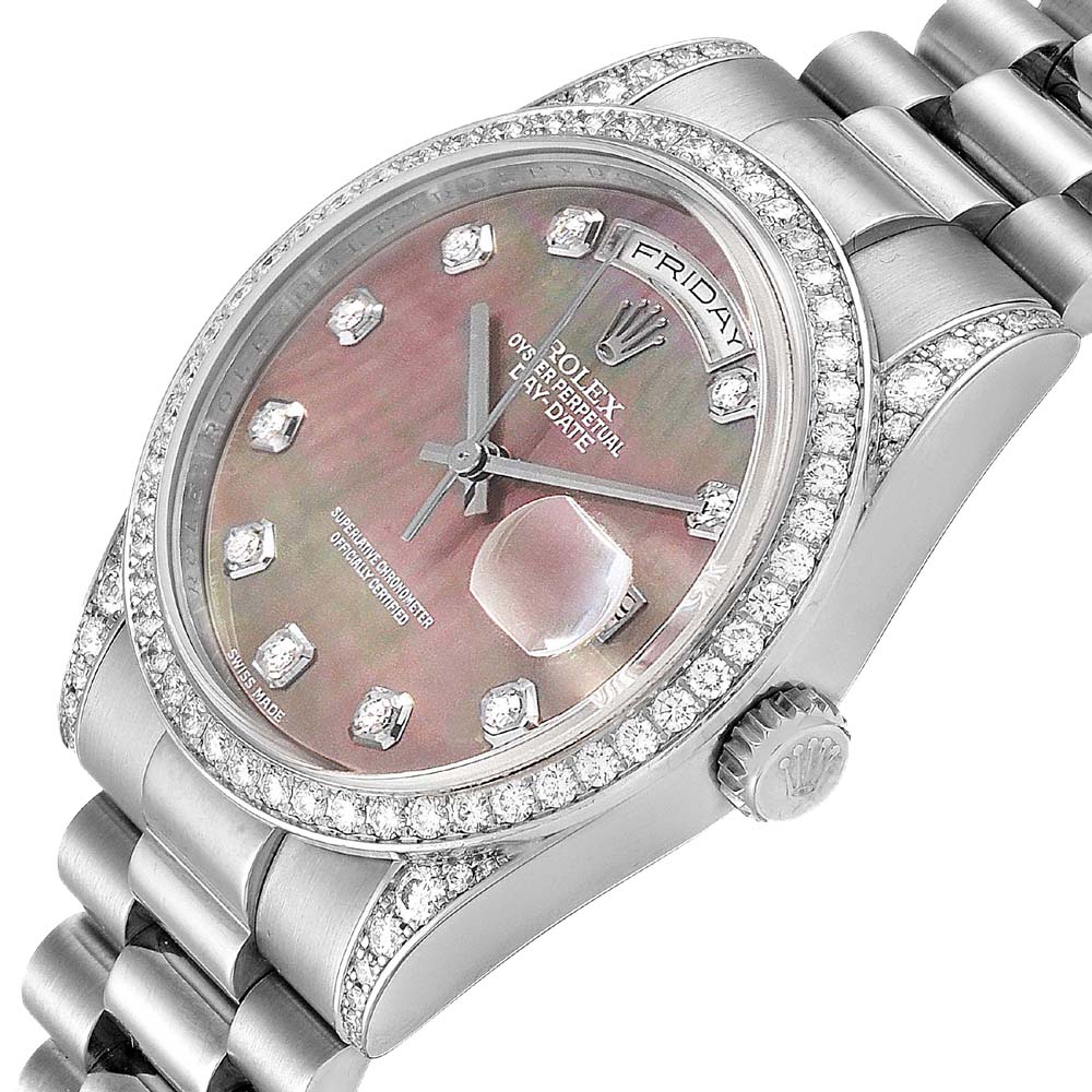 

Rolex Blacktaihian MOP Diamonds, Multicolor