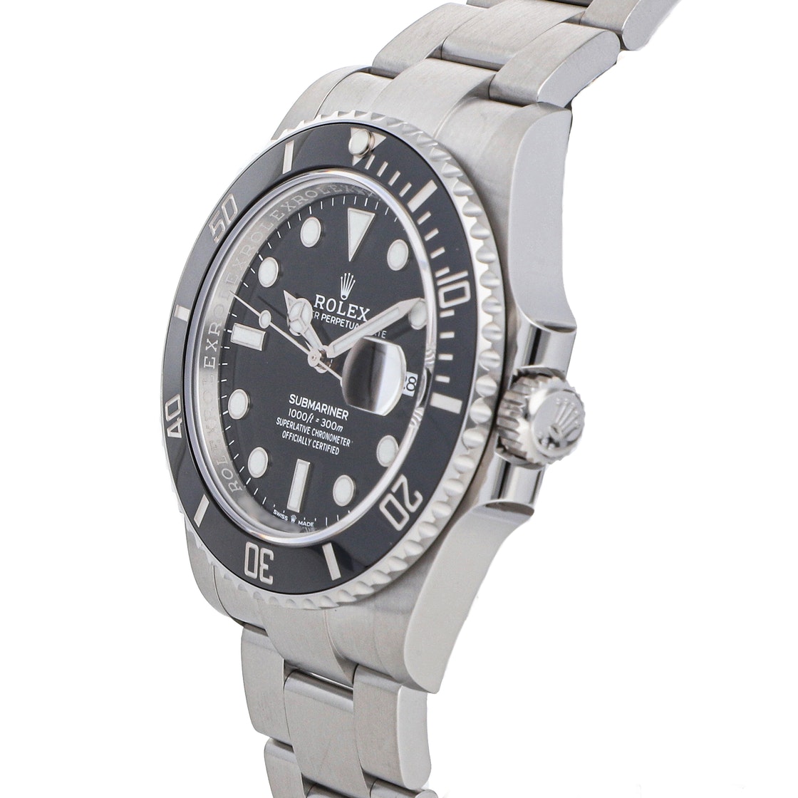 

Rolex Black Stainless Steel Submariner Date 126610LN Men's Wristwatch 41 MM