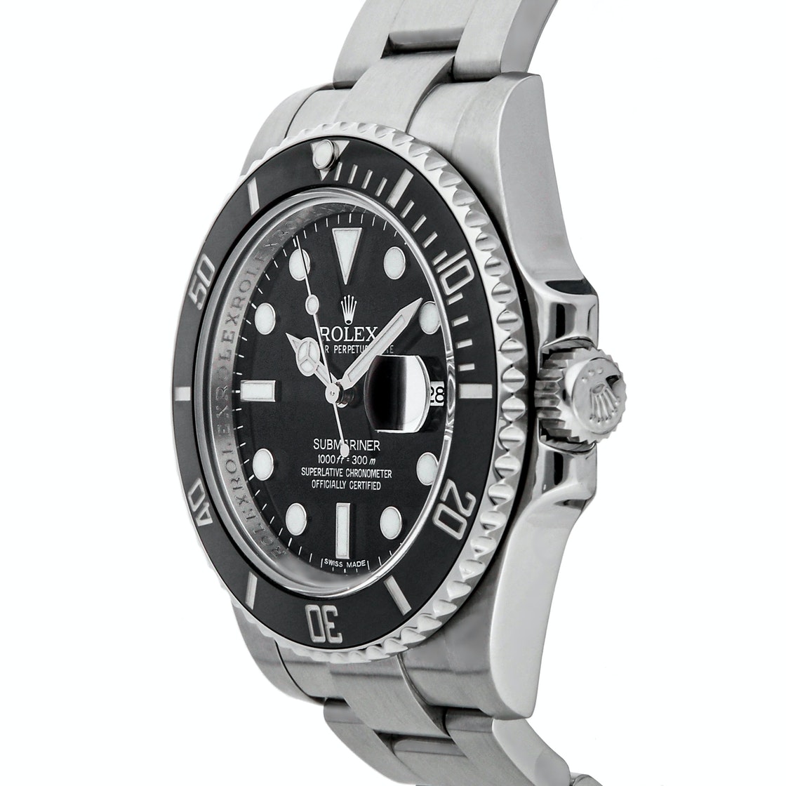 

Rolex Black Stainless Steel Submariner Date 116610LN Men's Wristwatch 40 MM
