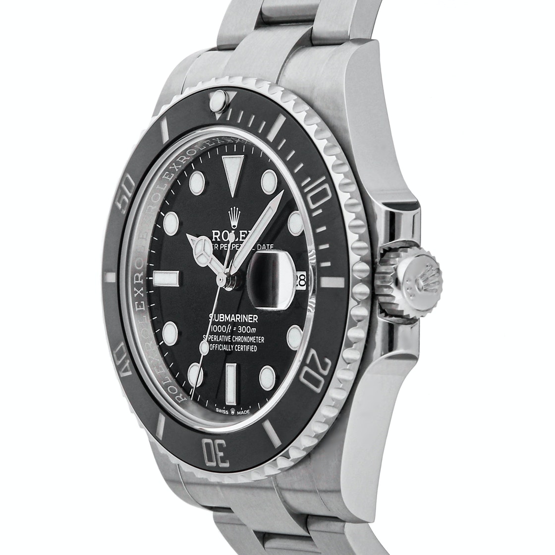 

Rolex Black Stainless Steel Submariner Date 126610LN Men's Wristwatch 41 MM