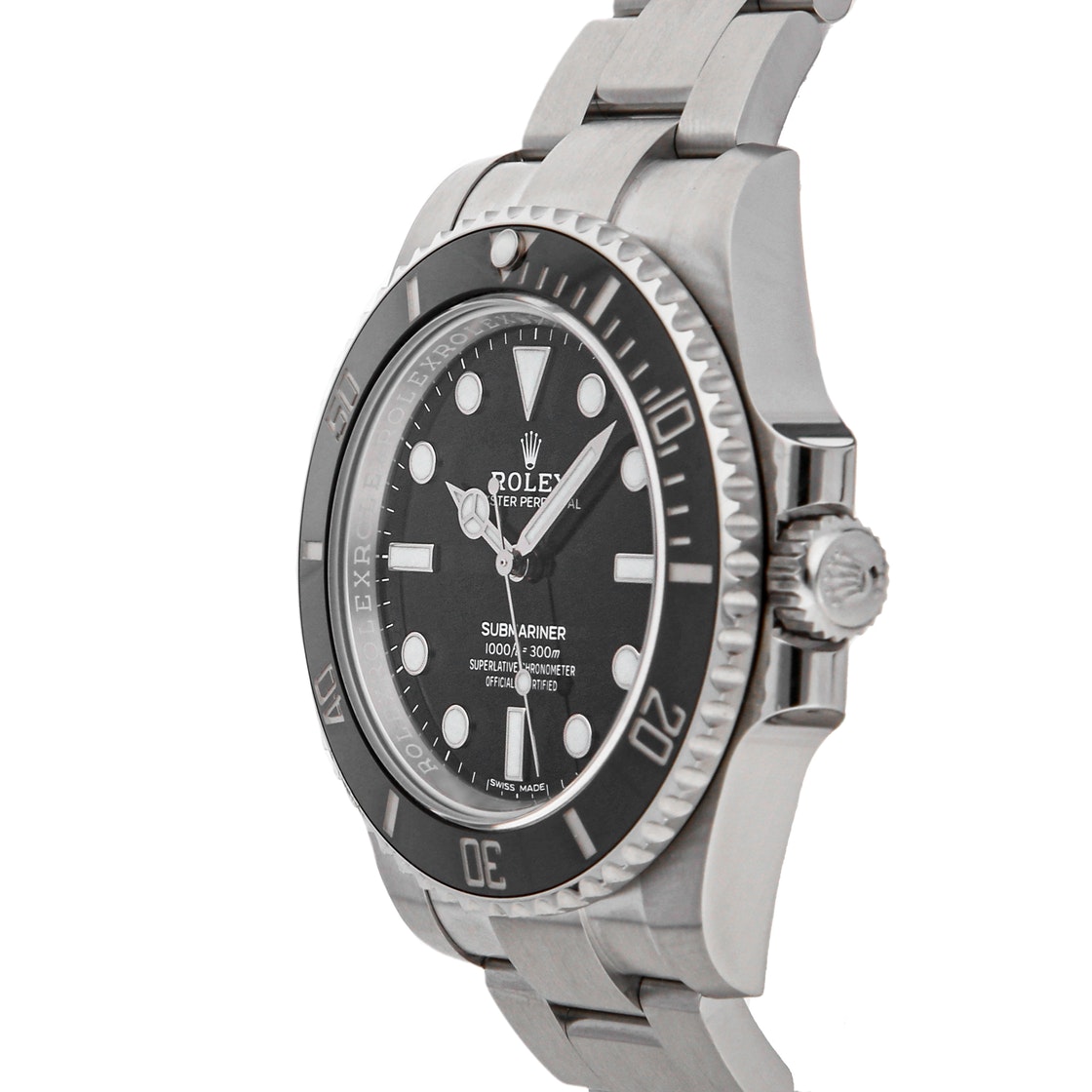 

Rolex Black Stainless Steel Submariner 114060 Men's Wristwatch 40 MM