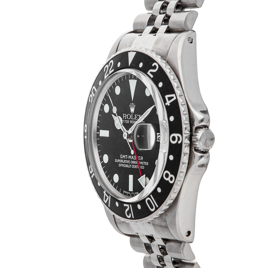 

Rolex Black Stainless Steel GMT-Master 1675 Men's Wristwatch 40 MM
