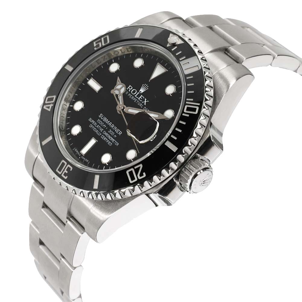 

Rolex Black Stainless Steel Submariner