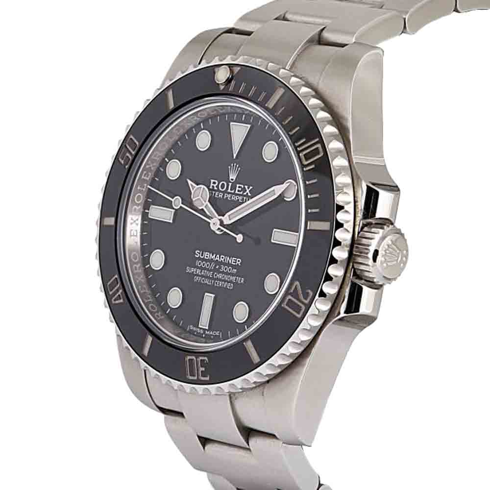 

Rolex Black Stainless Steel Submariner 114060 Men's Wristwatch 40 MM