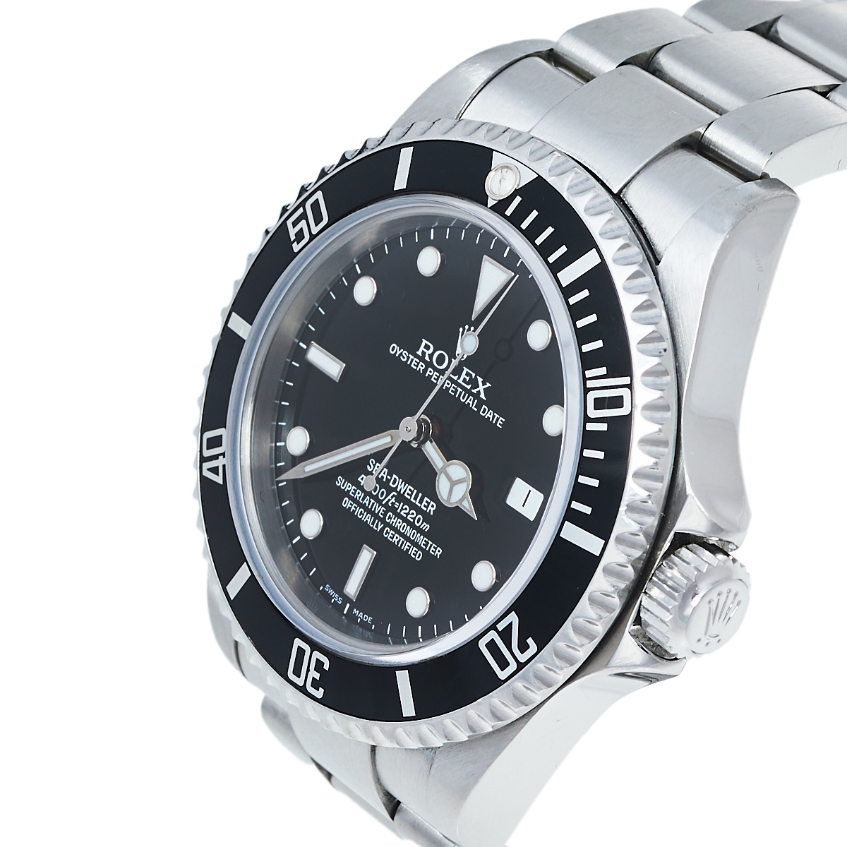 

Rolex Black Stainless Steel Sea-Dweller