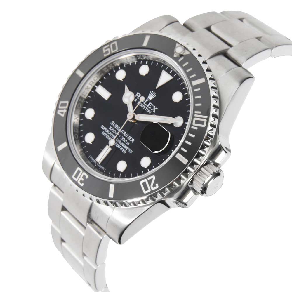 

Rolex Black Stainless Steel Submariner 116610 Men's Wristwatch 40 MM