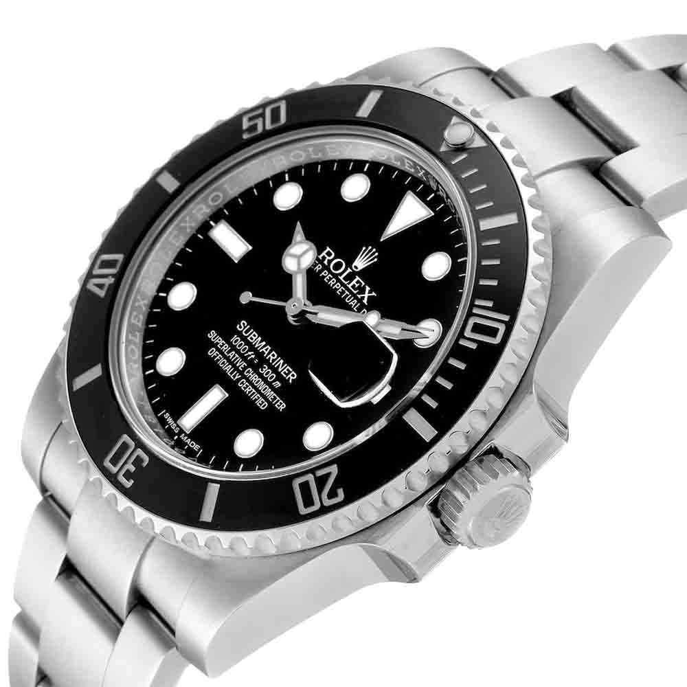 

Rolex Black Stainless Steel Submariner 116610 Men's Wristwatch 40 MM
