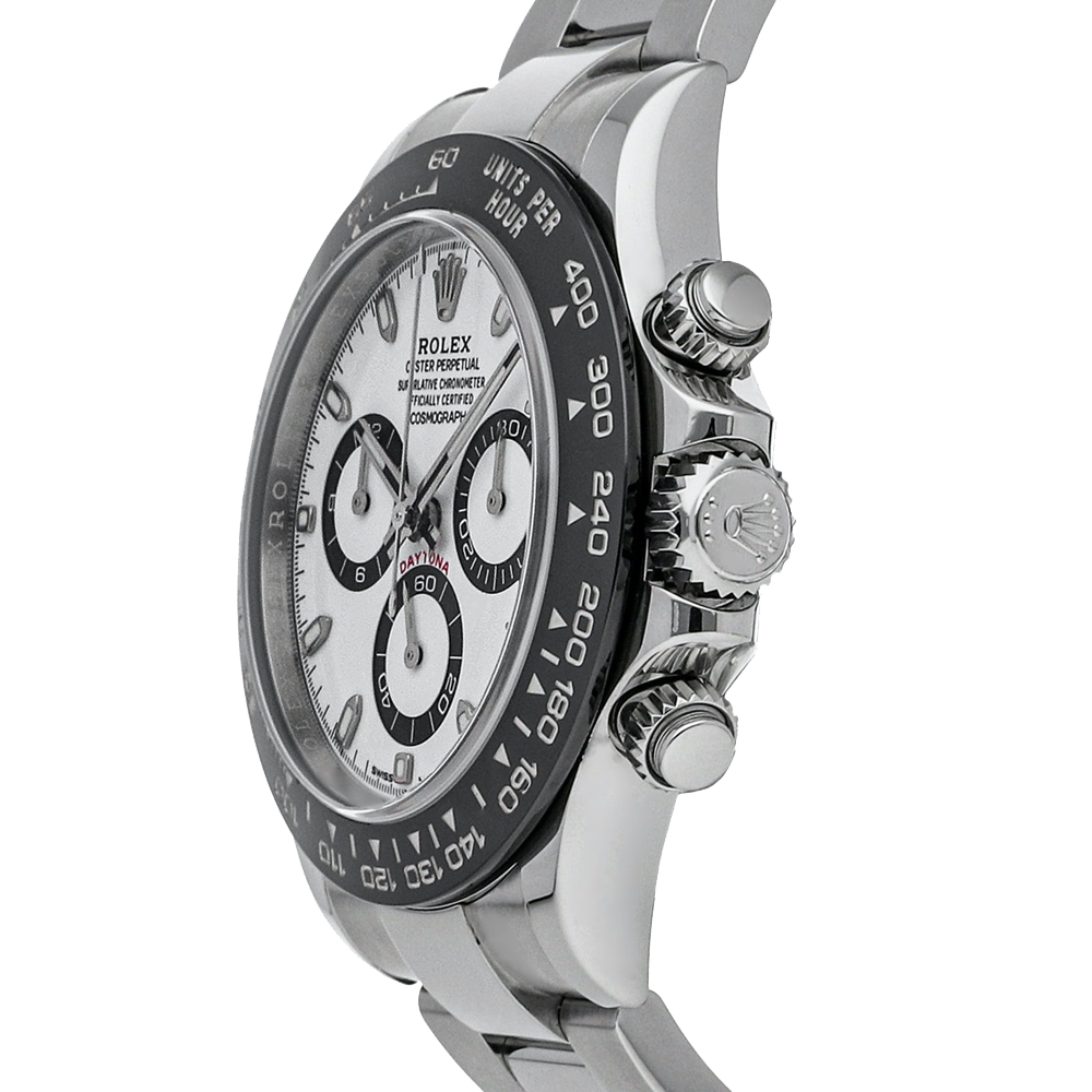 

Rolex White Stainless Steel Cosmograph Daytona 116500LN Men's Wristwatch 40 MM