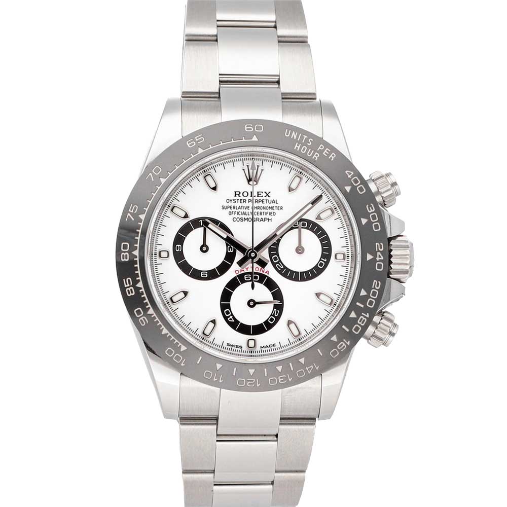 

Rolex White Stainless Steel Cosmograph Daytona 116500LN Men's Wristwatch 40 MM