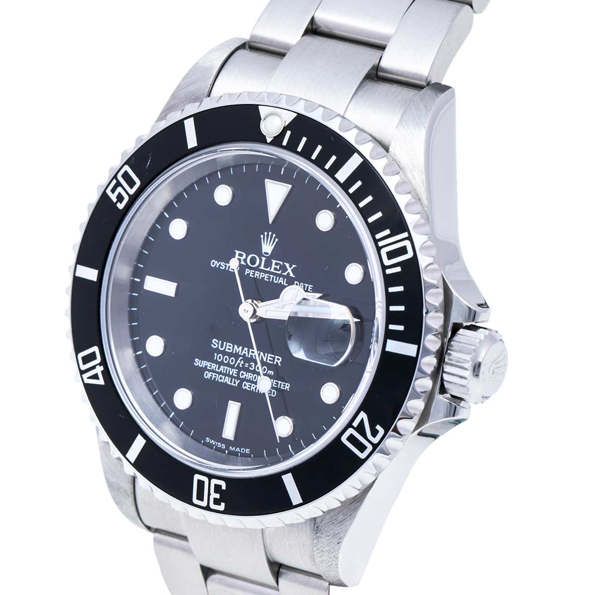 Rolex Black Stainless Steel Submariner