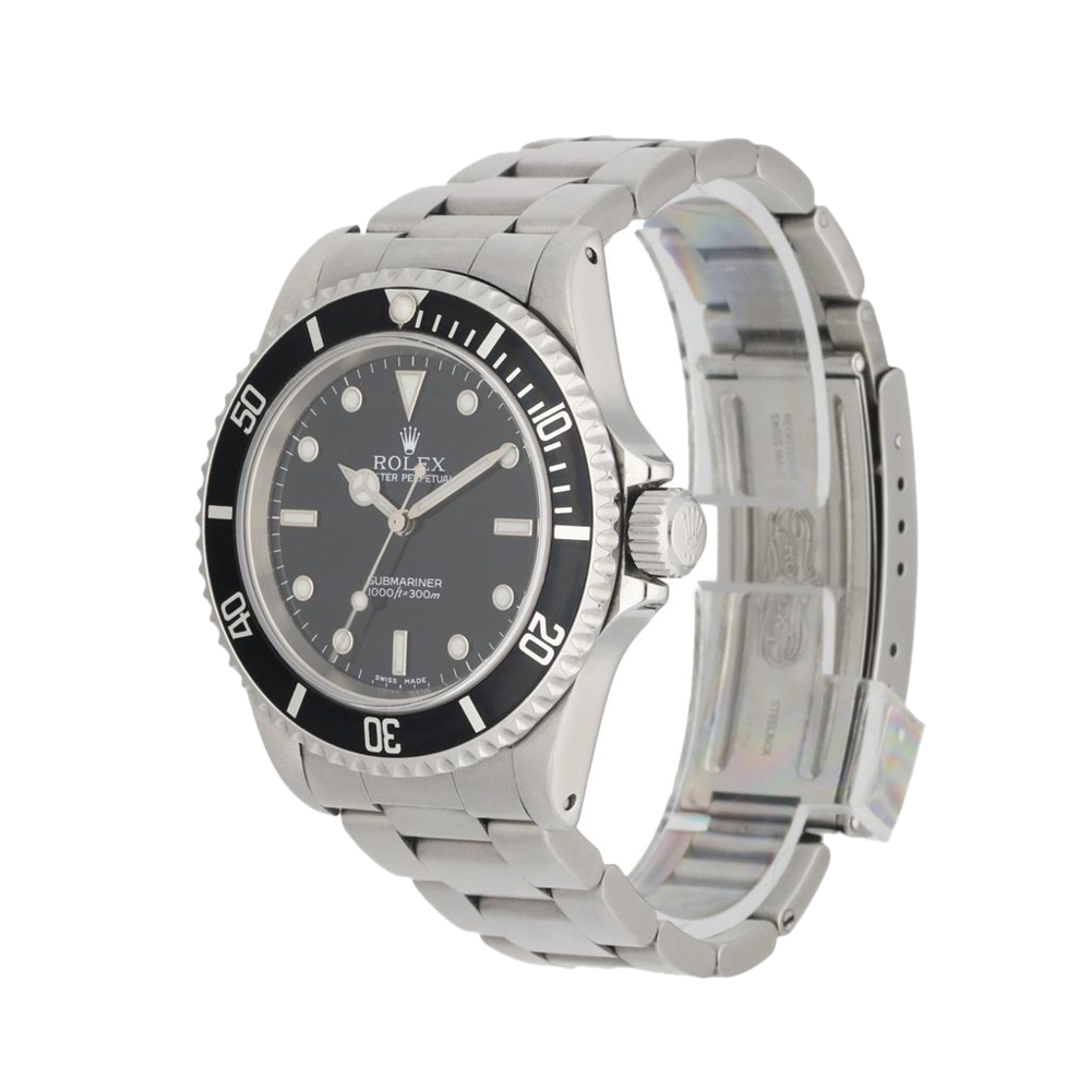 

Rolex Black Stainless Steel Submariner 14060M Men's Wristwatch 40 MM
