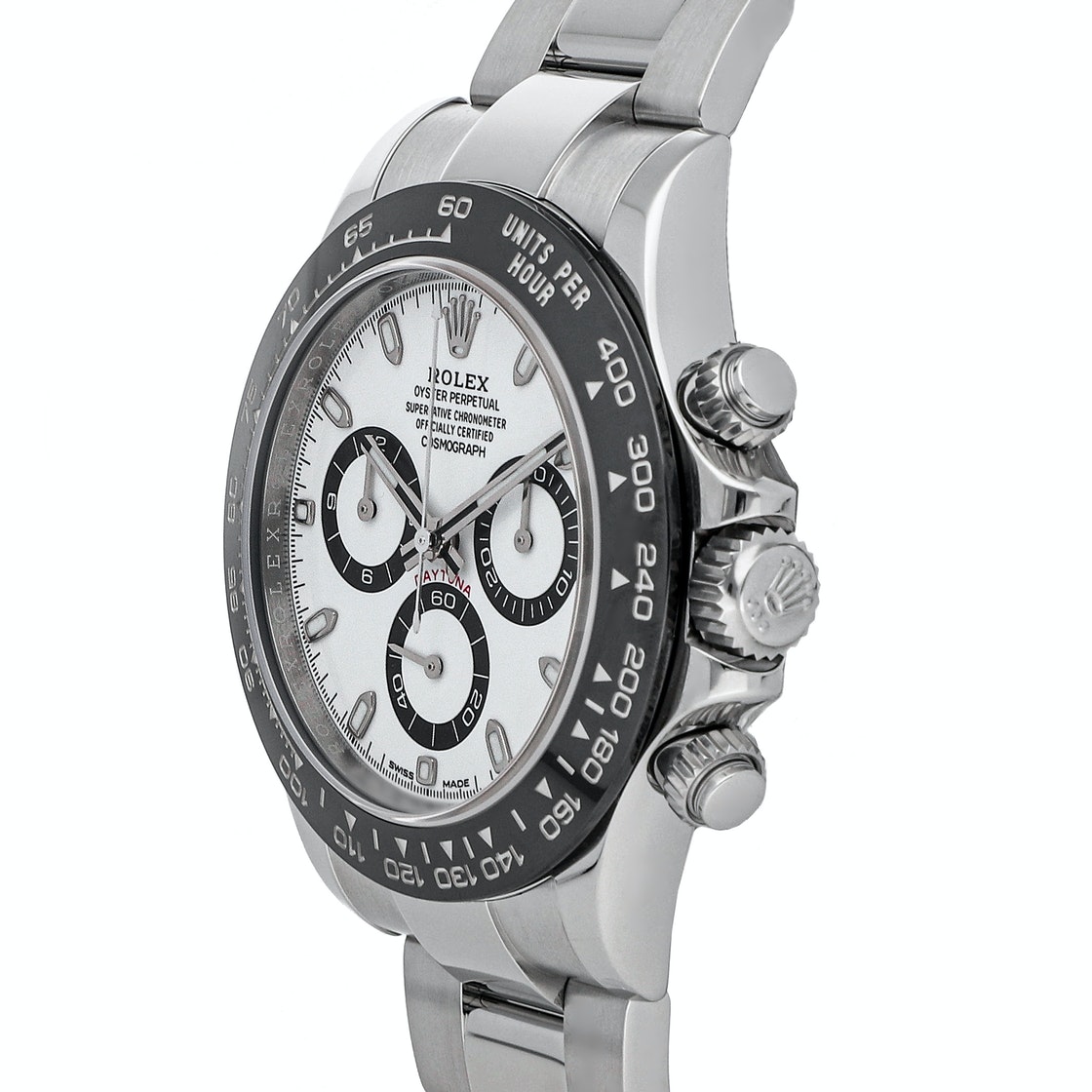 

Rolex White Stainless Steel Cosmograph Daytona 116500LN Men's Wristwatch 40 MM